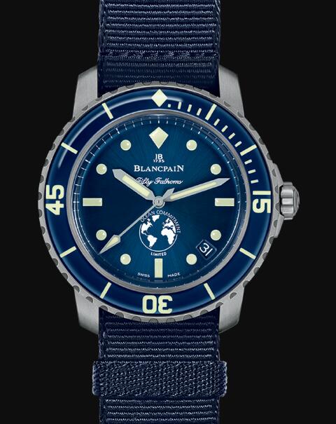 Review Blancpain Fifty Fathoms Watch Review Fifty Fathoms Ocean Commitment III Replica Watch 5008 11B40 NAOA - Click Image to Close
